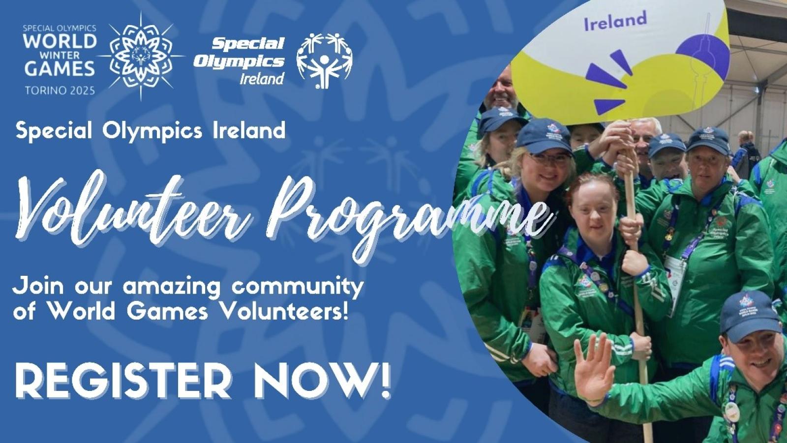 Winter World Games Volunteer Programme Turin 2025 Special Olympics Ireland